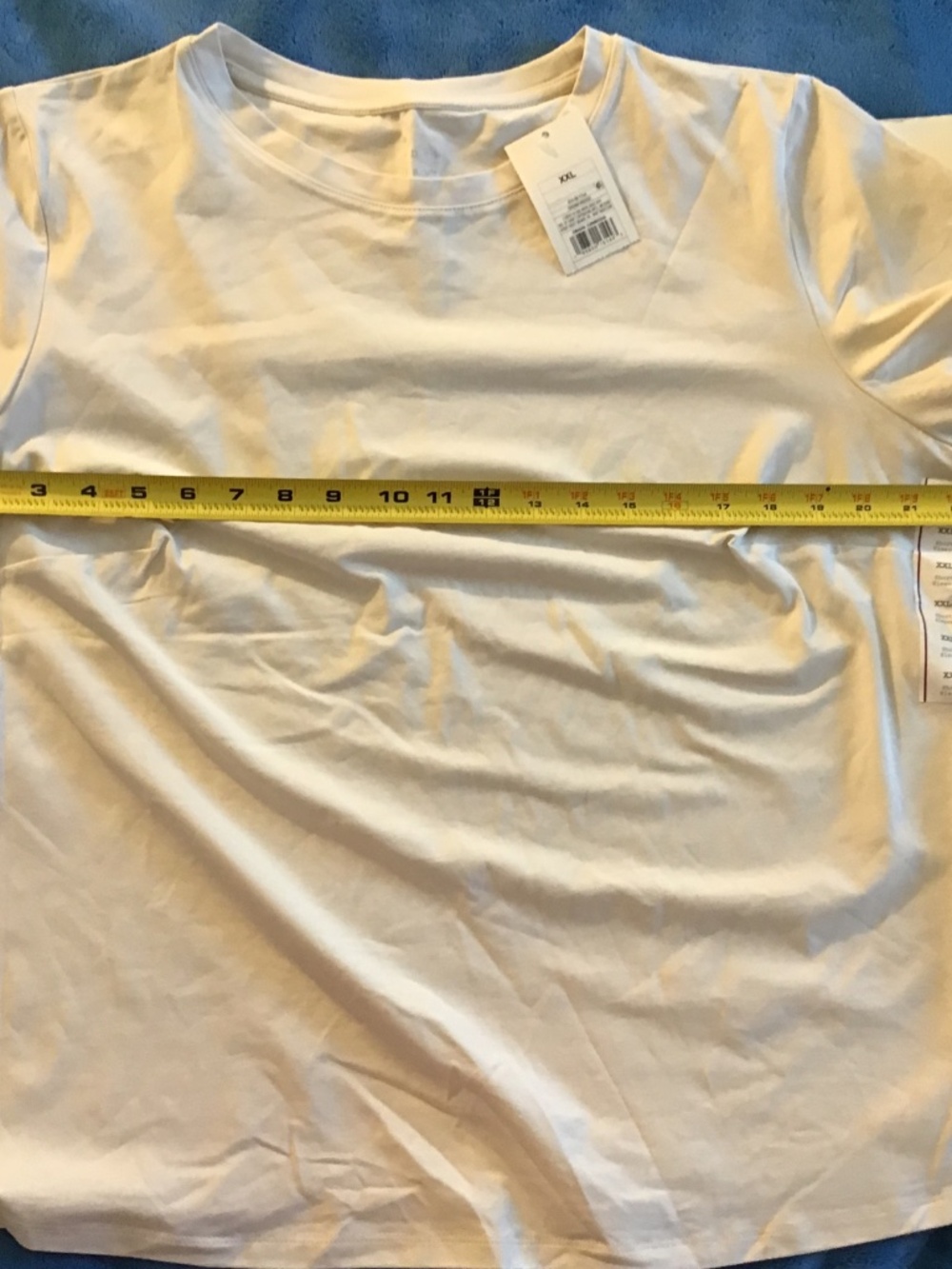 A New Day Womens Cream Colored Stretch T-Shirt Size XXL - Picture 6 of 9